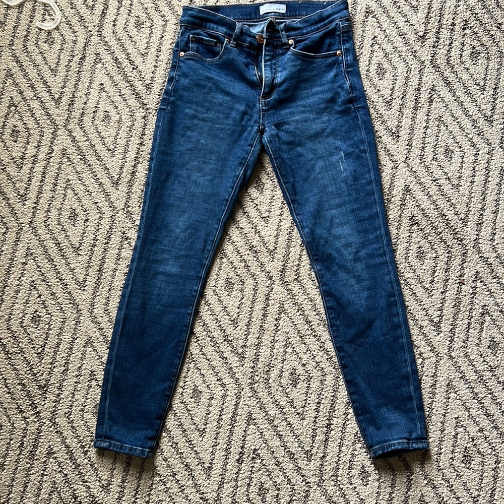 Loft skinny ankle jeans